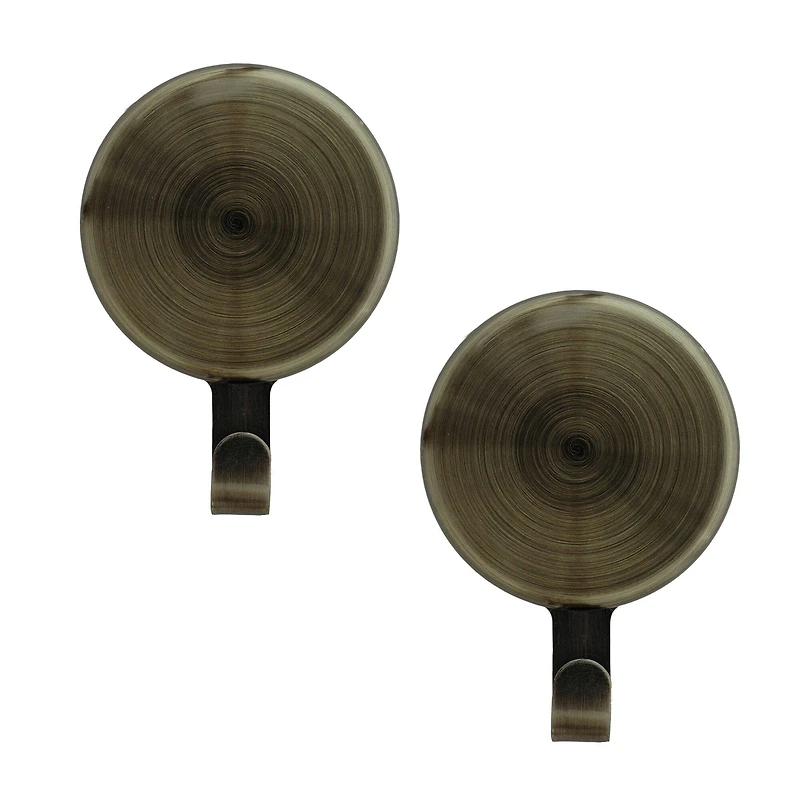 Haute Decor Attract™ Antique Brass Magnetic Wreath Hanger, 2ct.