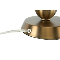 Hello Honey® 33" Metal Table Lamp with Glass Middle