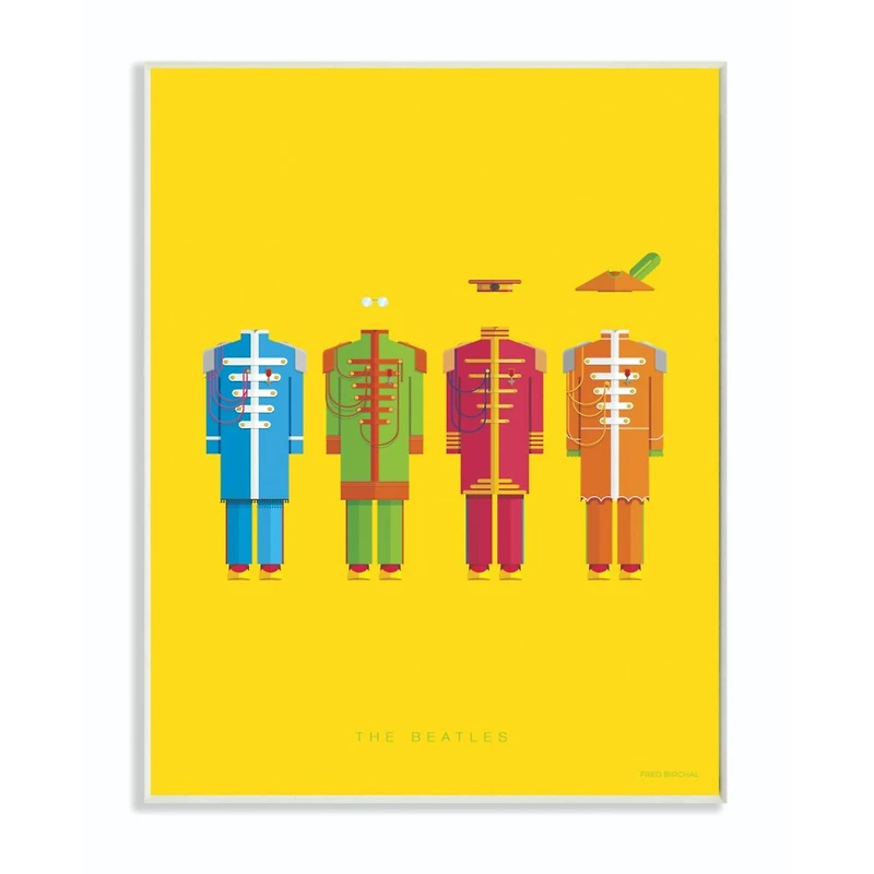 Stupell Industries The Beatles Fashion Design Wall Plaque