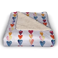 Love Always Wins Sherpa Fleece Throw Blanket