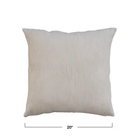 Hello Honey® Cream Woven Linen & Cotton Waffle Pillow