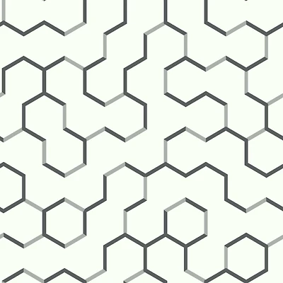 RoomMates Open Geometric Peel & Stick Wallpaper