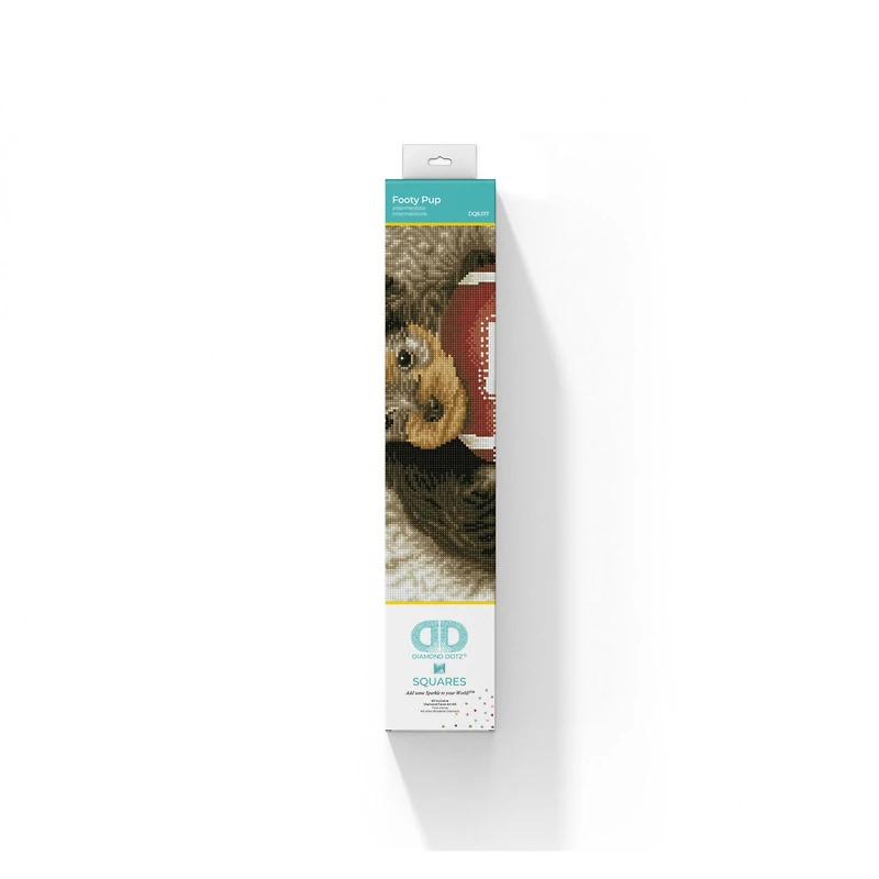 Diamond Dotz® Intermediate Footy Pup Diamond Painting Kit