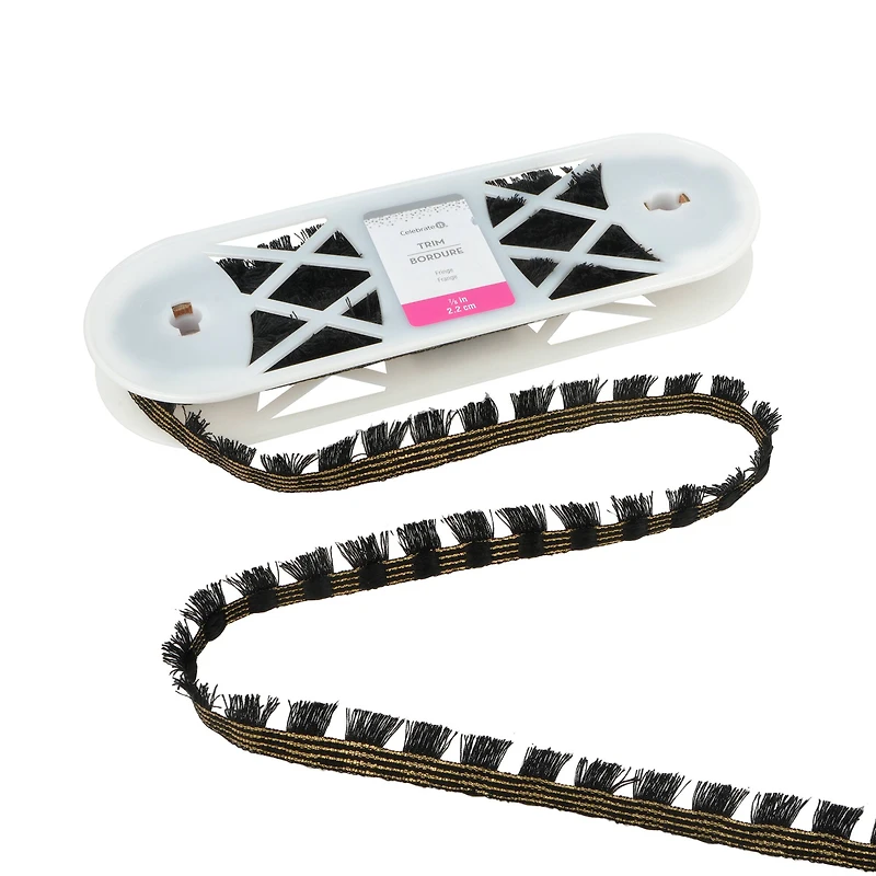 7/8" Metallic Fringe Trim Ribbon by Celebrate It