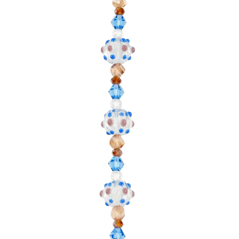 Lampwork Glass Bumpy Round Beads by Bead Landing