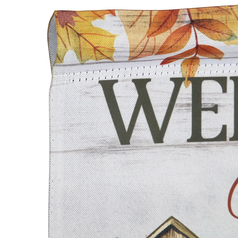 18" x 12.5" Welcome Friends Fall Harvest Outdoor Garden Flag