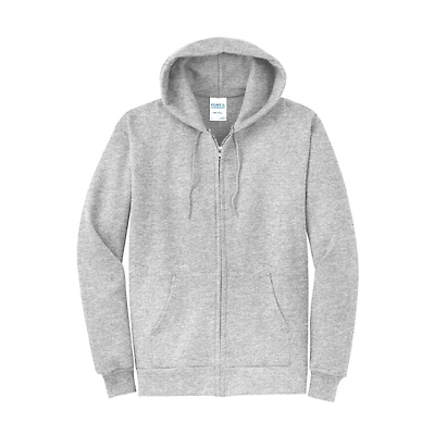 Port & Company® Neutrals Core Fleece Full-Zip Hooded Sweatshirt
