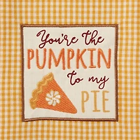 DII® Autumn Gingham Embellished Dishtowel Set