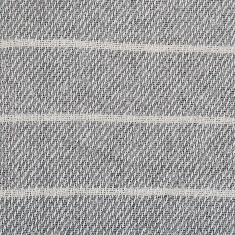 DII® Gray & White Thin Stripe Throw