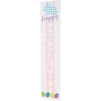 3ft. Happy Easter Wooden Porch Board Sign