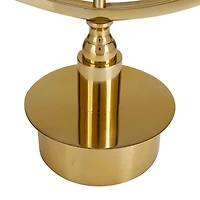 Gold Modern Abstract Clock, 19" x 7" x 25"