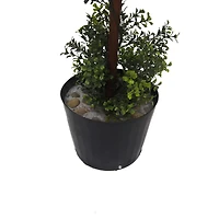 5ft. Artificial Triple Ball Green Boxwood Topiary