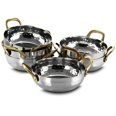 Gibson Home® Lannister 5'' Stainless Steel Mini Serving Bowl Cookware Set