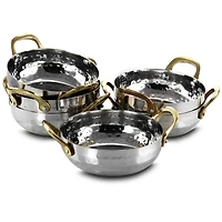Gibson Home® Lannister 5'' Stainless Steel Mini Serving Bowl Cookware Set