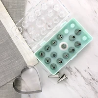 Martha Stewart Stainless Steel Cake Decorating Nozzles Set
