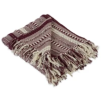 DII® Blackberry Braided Stripe Throw
