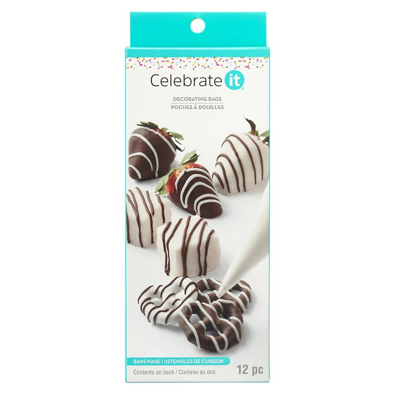 12 Packs: 12 ct. (144 total) Disposable Decorating Bags by Celebrate It®