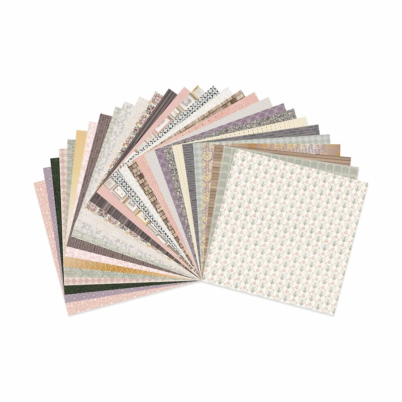 12" x 12" Miniature Prints Paper Pad by Recollections™, 58 Sheets