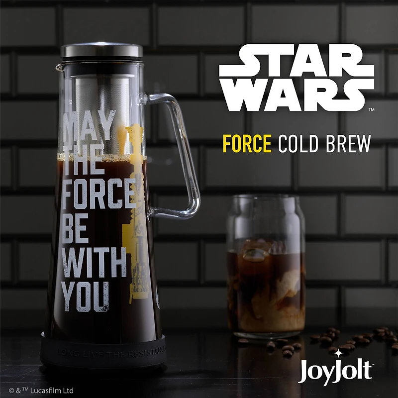 JoyJolt® Star Wars™ 32oz. Force Cold Brew Glass Pitcher