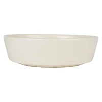 Hello Honey® 5.75" White & Natural Acacia Wood Enhanced Stoneware Serving Set