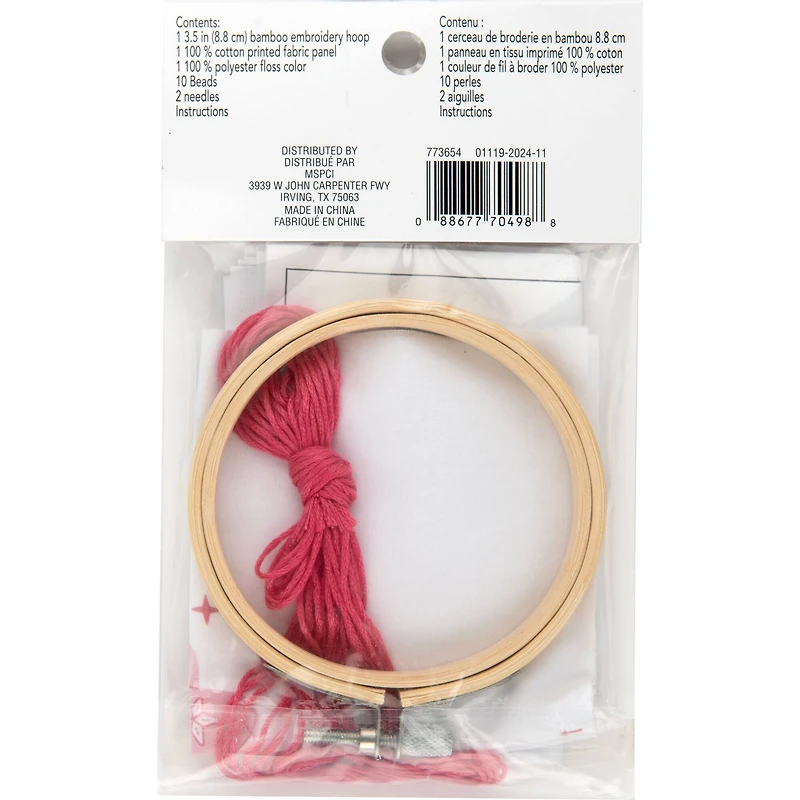 3.5" Cowboy Hat Embroidery Kit by Loops & Threads®