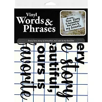 Leisure Arts® Vinyl Matte Black Every Love Story Decal