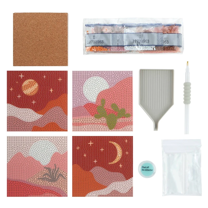 Desert Diamond Art Coaster Kit by Make Market®