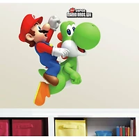 RoomMates Nintendo Yoshi & Mario Peel & Stick Giant Decal