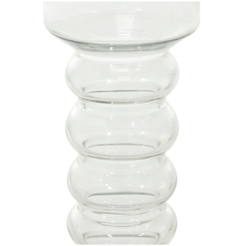 The Novogratz Clear Glass Candle Holder Set
