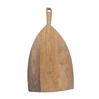 Hello Honey® 16" Natural Modern Wood Charcuterie or Cutting Board with Handle