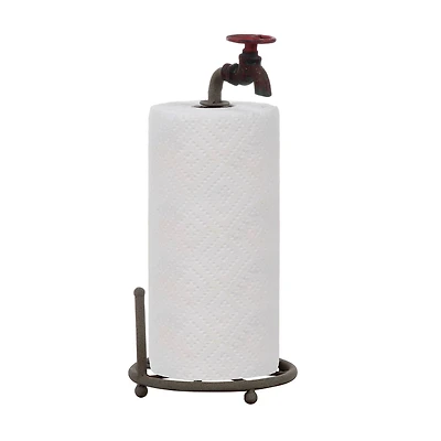 Hello Honey® Rustic Metal Faucet Paper Towel Holder