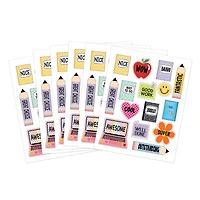 Teacher Created Resources® Cool for School Stickers, 12 Packs of 90 each