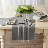 DII® Stripe Tassel Placemats