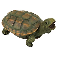 Design Toscano 9.5" Sprinkle the Turtle Piped Spitter Statue