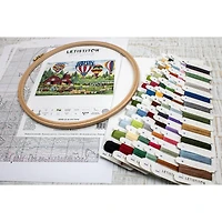Letistitch Up Up and Away Counted Cross Stitch Kit