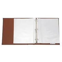 Brown Saffiano D-Ring Scrapbook Album by Recollections®