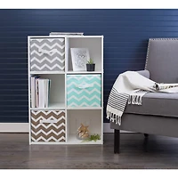 DII® 11" Nonwoven Polyester Chevron Storage Cubes