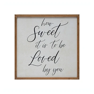 Hello Honey® How Sweet It Is MDF Framed Wall Décor