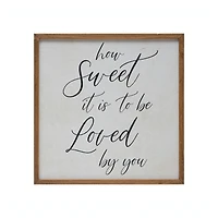 Hello Honey® How Sweet It Is MDF Framed Wall Décor
