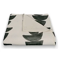Monochromatic Stacked Bowls 50" x 60" Coral Fleece Blanket