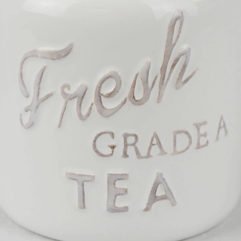 DII® 5.6" Red Ceramic Jar Canister Set, 3ct.