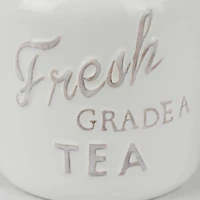 DII® 5.6" Red Ceramic Jar Canister Set, 3ct.