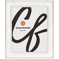 4 Pack: Craig Frames Victoria White and Gold Picture Frame