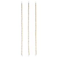 Gold Metal Bugle Beads, 6mm by Bead Landing™