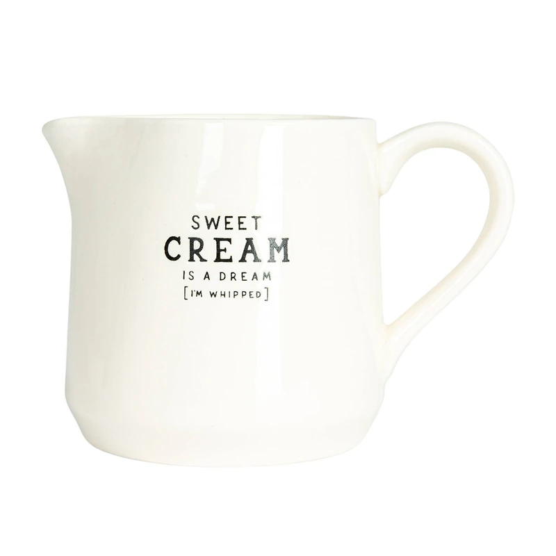Hello Honey® White Charming Stoneware Creamer & Sugar Pot Set with Spoon