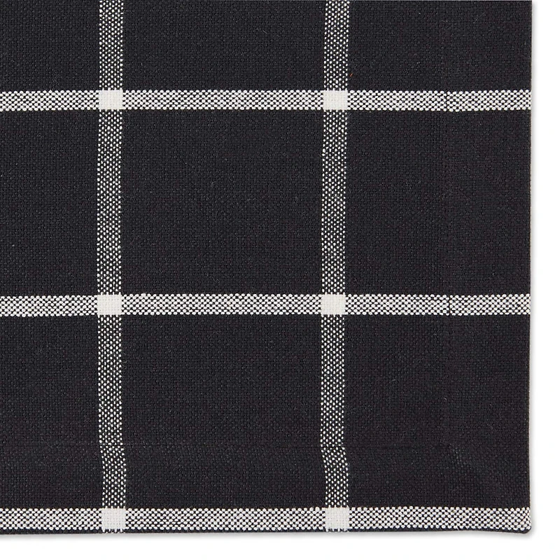 DII® Black Check Placemats, 6ct.