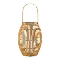 23" Bamboo Candle Holder Lantern