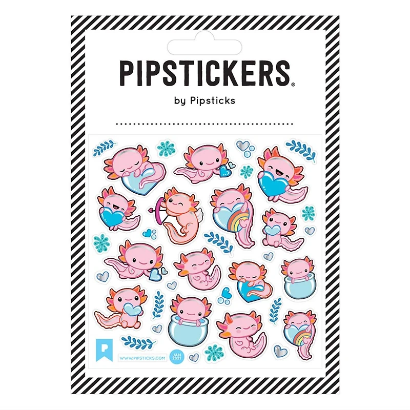 Pipstickers® Axolotl Fun Stickers
