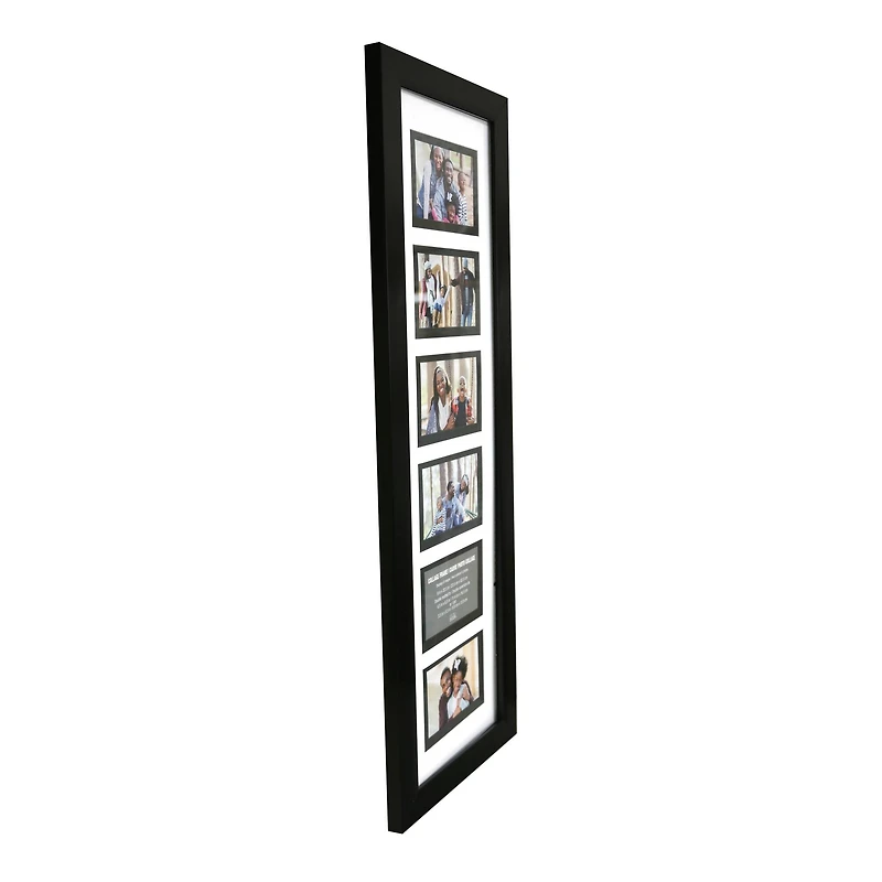 8 Pack: 6 Opening 32.5" x 9" Collage Frame with Double Mat by Studio Décor®