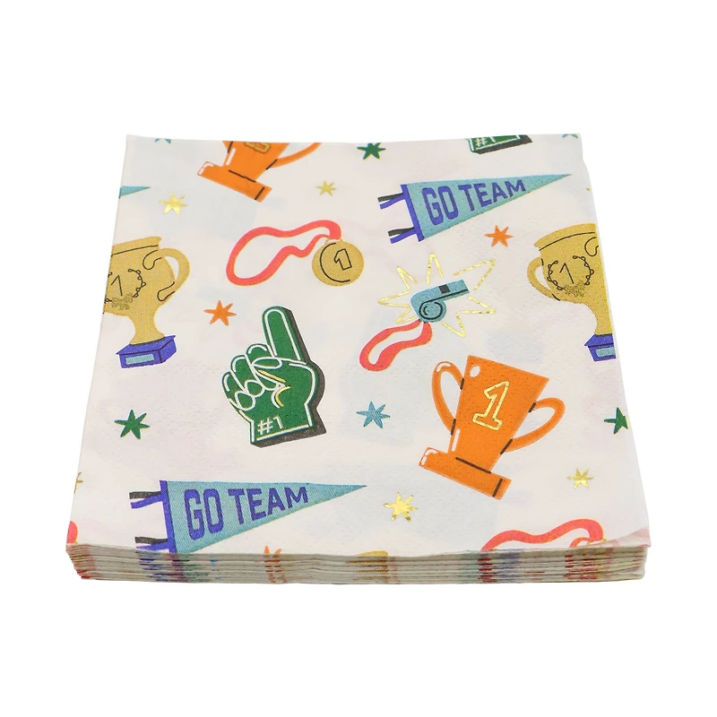Team Spirit Paper Beverage Napkins, 20ct. by Celebrate It™